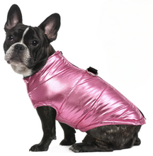 Load image into Gallery viewer, Metallic Puffer Harness Vest - Pink