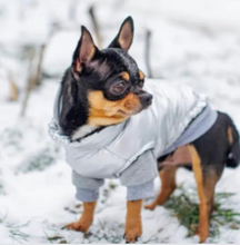 Load image into Gallery viewer, Metallic Puffer Harness Vest - Silver