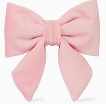 Load image into Gallery viewer, Blush Pink Velvet Lady Dog Bow