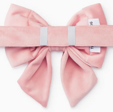 Load image into Gallery viewer, Blush Pink Velvet Lady Dog Bow