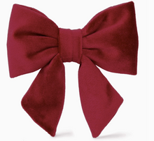 Load image into Gallery viewer, Burgundy Velvet Lady Dog Bow
