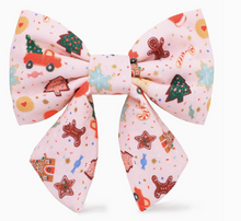 Load image into Gallery viewer, Holiday Cookies Lady Dog Bow