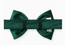 Load image into Gallery viewer, Forest Green Velvet Bow Tie