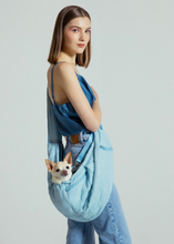 Load image into Gallery viewer, Eco Packable Sling Carrier - Sky Blue