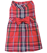 Load image into Gallery viewer, Red Plaid Dress