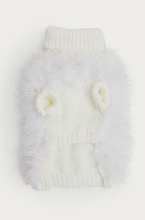 Load image into Gallery viewer, Christian Cowan White Holiday Glitz Jumper