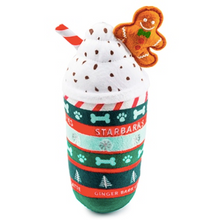 Load image into Gallery viewer, Starbarks Ginger Bark Latte Christmas Dog Toy