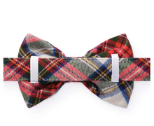 Load image into Gallery viewer, Regent Plaid Flannel Bow Tie