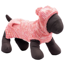 Load image into Gallery viewer, Pink Space Dye Hooded Sweater