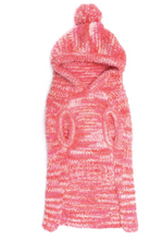 Load image into Gallery viewer, Pink Space Dye Hooded Sweater