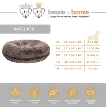 Load image into Gallery viewer, Bagel Bed - Frosted Snow