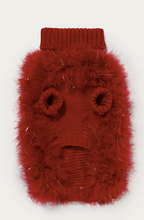 Load image into Gallery viewer, Christian Cowan Red Holiday Glitz Jumper