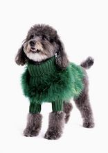 Load image into Gallery viewer, Christian Cowan Green Holiday Glitz Jumper