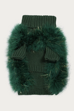 Load image into Gallery viewer, Christian Cowan Green Holiday Glitz Jumper