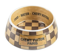 Load image into Gallery viewer, Checkered Chewy V Bowls - Set of 2