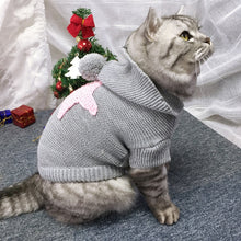 Load image into Gallery viewer, Knit Hoodie Sweater with Star Applique