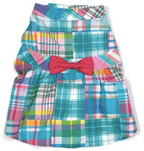 Load image into Gallery viewer, Multi Patch Madras Dress