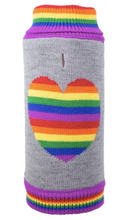 Load image into Gallery viewer, Rainbow Heart Sweater