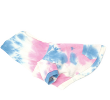 Load image into Gallery viewer, Woofstock Pink/Blue Tie Dye Hoodie

