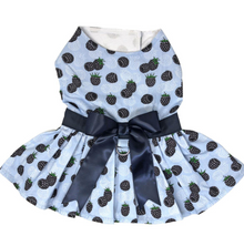 Load image into Gallery viewer, Blackberries Dog Dress with Matching Leash
