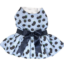 Load image into Gallery viewer, Blackberries Dog Dress with Matching Leash