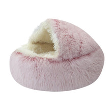 Load image into Gallery viewer, Furry Burrow Bed - Gray, Pink or Coffee
