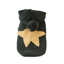 Load image into Gallery viewer, Knit Hoodie Sweater with Star Applique