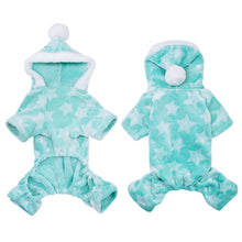 Load image into Gallery viewer, Star Fleece Hooded Onesie - Teal
