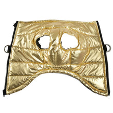 Load image into Gallery viewer, Metallic Puffer Harness Vest - Gold
