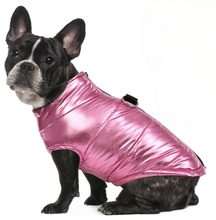 Load image into Gallery viewer, Metallic Puffer Harness Vest - Pink
