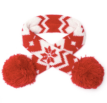 Load image into Gallery viewer, Fairisle Snowflake Scarf
