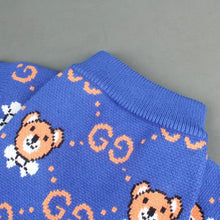 Load image into Gallery viewer, GG Blue Bear Sweater
