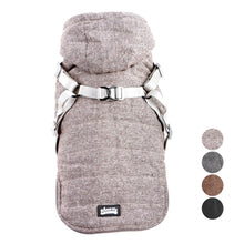 Load image into Gallery viewer, Tweed Warm Winter Pet Vest - Dark Gray, Light Gray, Brown, Black
