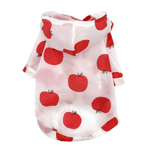 Load image into Gallery viewer, Designer Sun Proof Small Pet Raincoat
