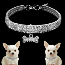 Load image into Gallery viewer, Bling Pet Bone Collar
