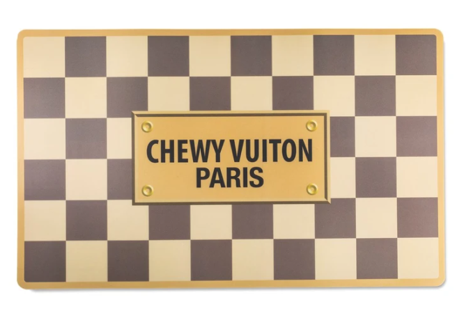 Checkered Chewy V Placemat