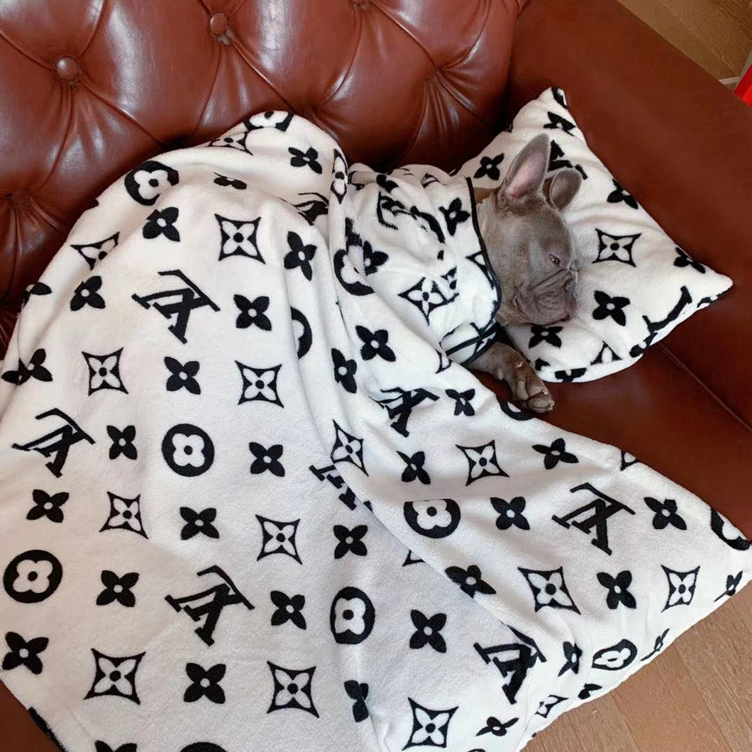 LV Pillow + Blanket Set