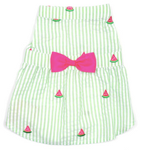 Load image into Gallery viewer, Green Stripe Watermelon Dress
