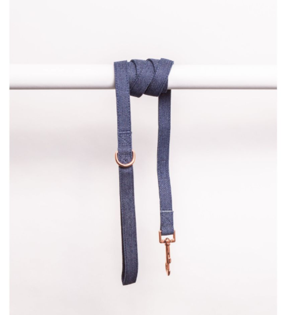 The Runway Collection Dog Leash - City Denim