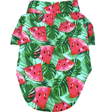 Load image into Gallery viewer, Hawaiian Camp Shirt -Juicy Watermelon

