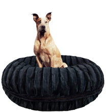 Load image into Gallery viewer, Bagel Bed - Black Puma
