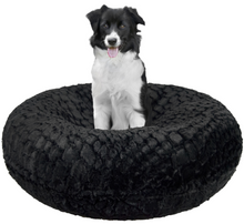 Load image into Gallery viewer, Bagel Bed - Serenity Black
