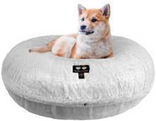 Load image into Gallery viewer, Bagel Bed - Arctic Snow
