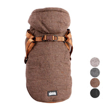 Load image into Gallery viewer, Tweed Warm Winter Pet Vest - Dark Gray, Light Gray, Brown, Black
