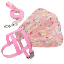 Load image into Gallery viewer, Floral Harness Dress + Leash Set - Pink Floral
