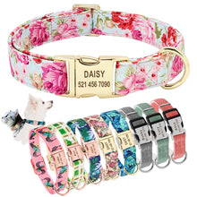 Load image into Gallery viewer, Personalized Custom Nylon Collar - Multiple Styles
