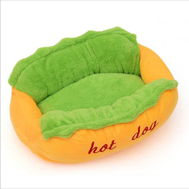 Plush Hot Dog Bed