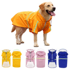 Load image into Gallery viewer, Seattle Reflective Pet Rain Slicker - Pink, Yellow, Blue, Orange
