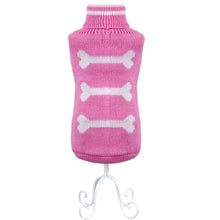 Load image into Gallery viewer, Bone Turtleneck Sweater - Pink
